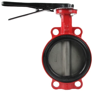 Затвор дисковый поворотный ABRA Ду300 Ру16 BUV-VF866D, межфланцевый, корпус - чугун, диск - нержавеющая сталь, рукоятка, EPDM в Томске